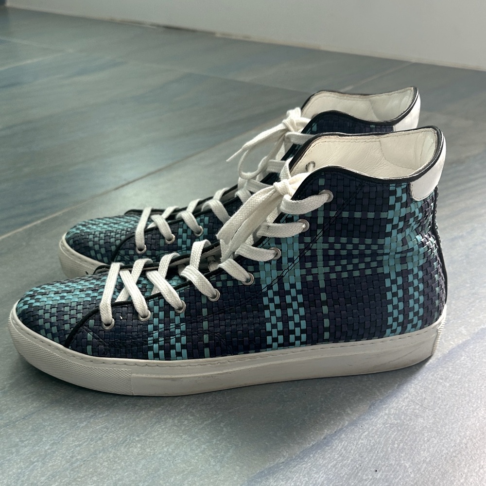 Paul Smith men’s high top leather sneakers sz US 10